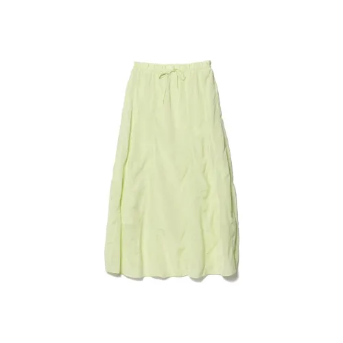 Beams Casual Long Skirts Women's Light Green