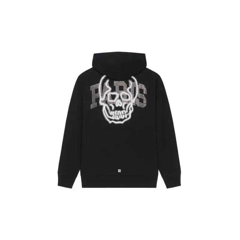 Givenchy Rhinestone embellished Logo print Hoodie-1