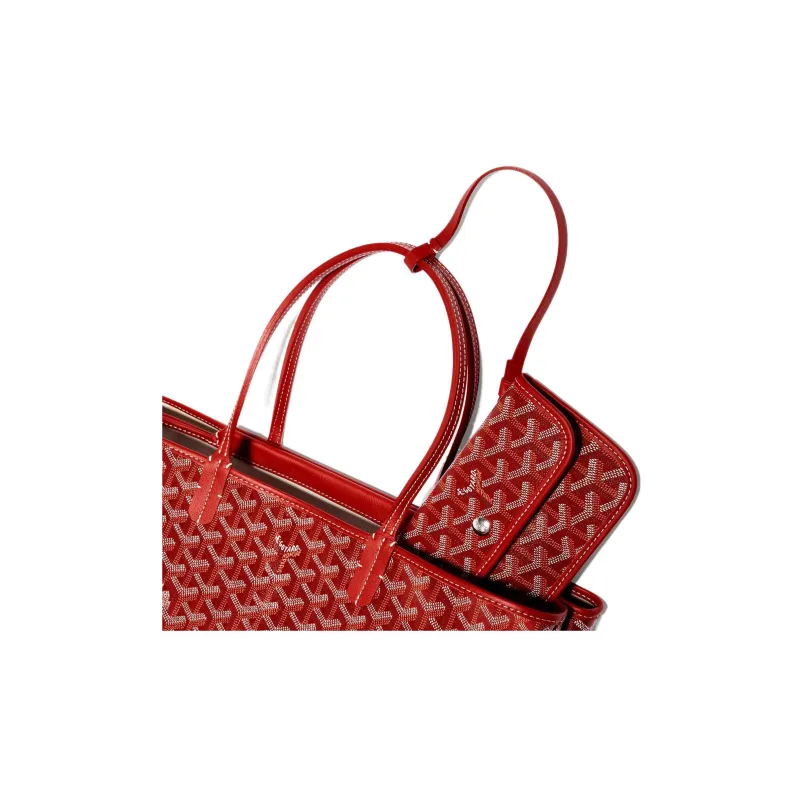 GOYARD Isabelle Canvas With Leather Tote One Shoulder Handbag Small Size Women's 11 Colors-11