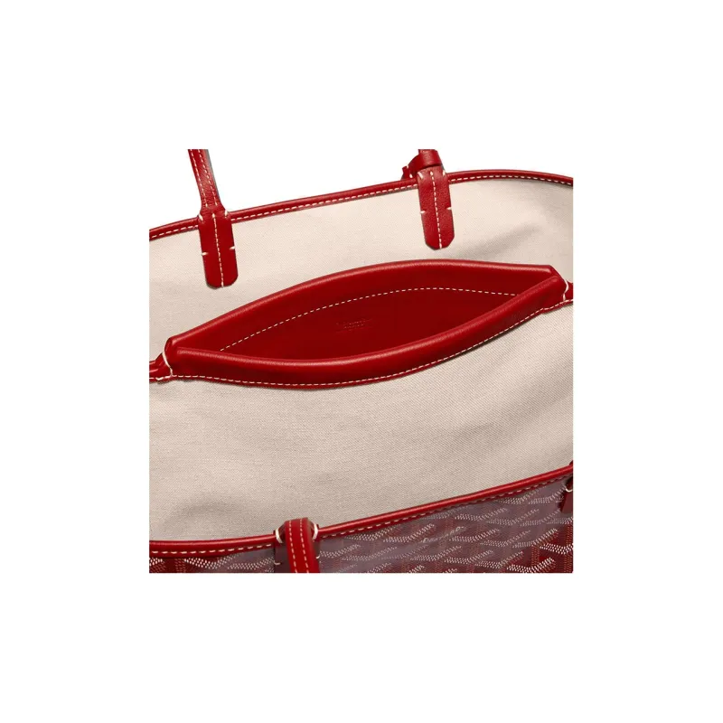 GOYARD Isabelle Canvas With Leather Tote One Shoulder Handbag Small Size Women's 11 Colors-10