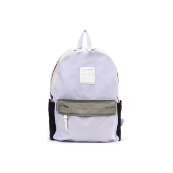 CILOCALA Nylon Laptop Backpack Large Size Unisex Light Purple