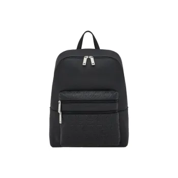FERRAGAMO Cow Leather Backpack Regular Men's Black