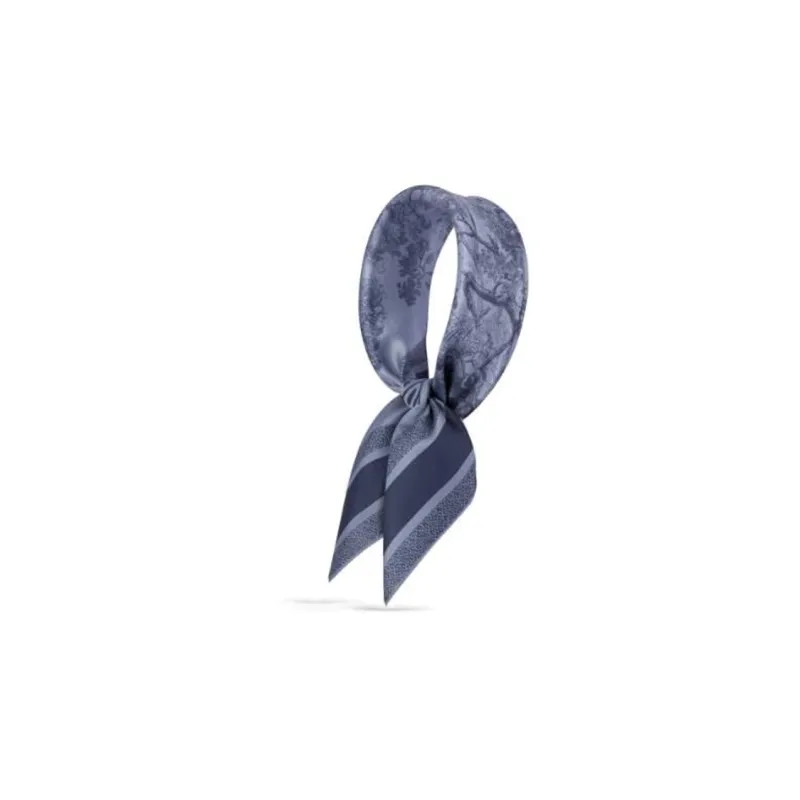 DIOR Silk Scarves Women's Blue-2