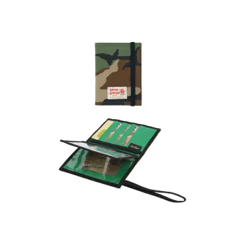 Rough Enough Nylon Fabric Card Holder Passport Holder Regular Unisex Camouflage