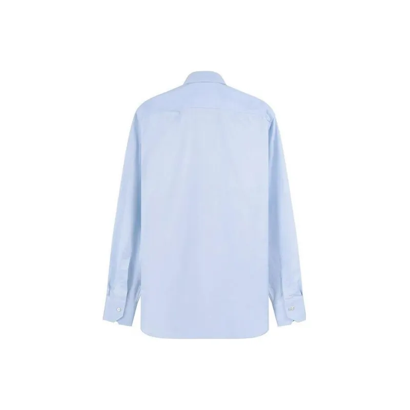 Zzegna Shirts Men Light Blue-1