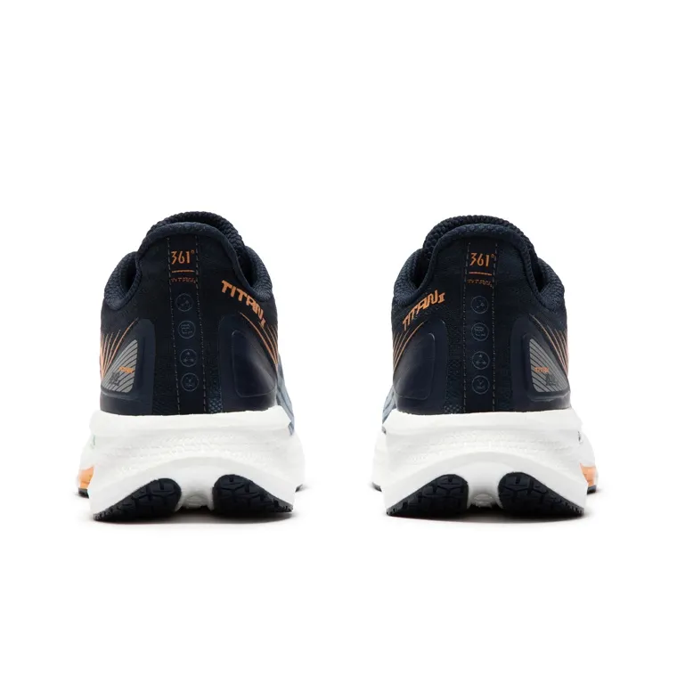 361° Titan CQT Wear Resistant Slip Resistant Lightweight Breathable Low Top Running Shoes Men's Black Blue-3