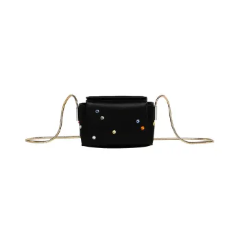 MARNI Satin Shoulder Bag Crossbody Bag Mini Women's Black