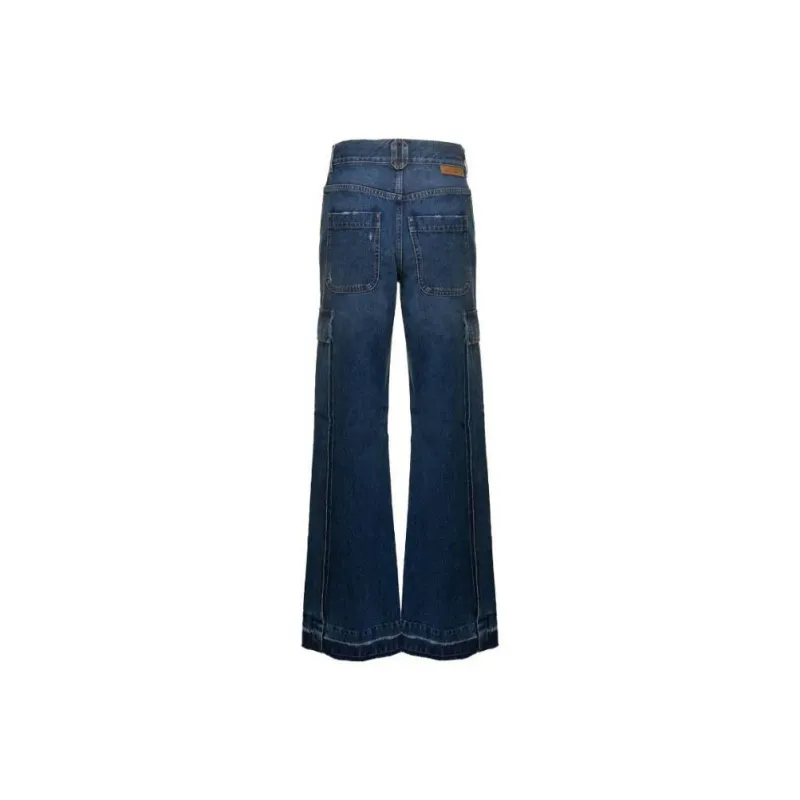 Stella McCartney Vintage Wash Cargo Jeans-1