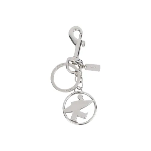 Stussy Keychains Unisex Silver