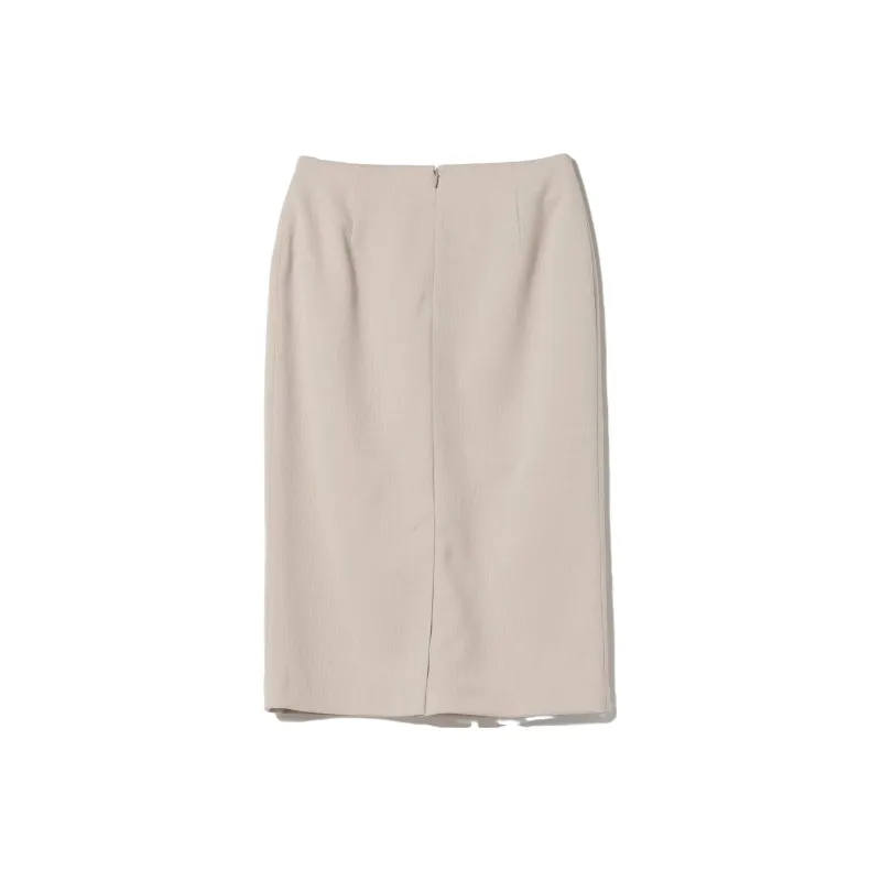 Beams Casual Long Skirts Women's Beige-1