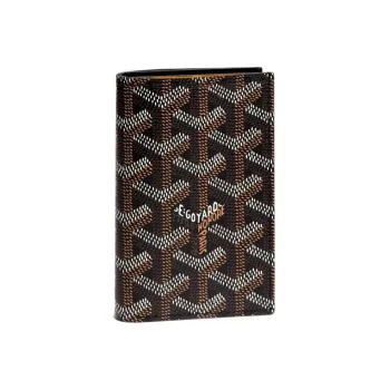 GOYARD Saint Pierre Canvas With Leather Card Holder Unisex 11 Colors