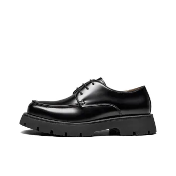 Beau Today Men's Casual Shoes Men Low-Top Classic Black