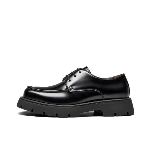 Beau Today Men's Casual Shoes Men Low-Top Classic Black