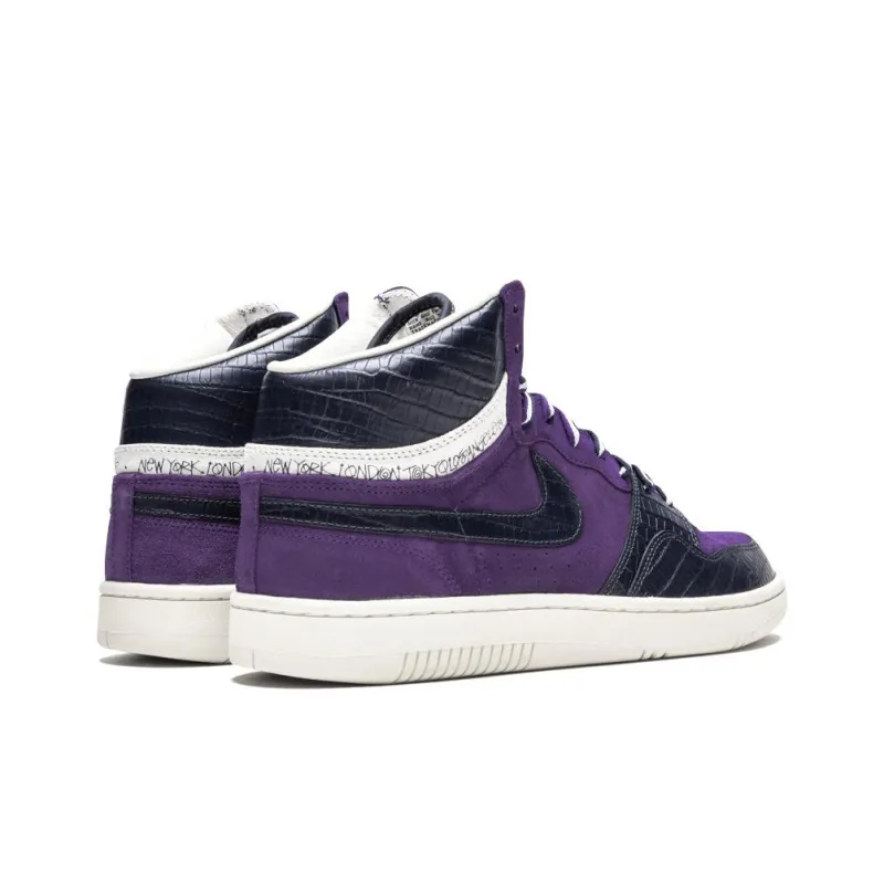 Nike X Stussy Court Force Hi 'Varsity Purple Dark Obsidian'-3