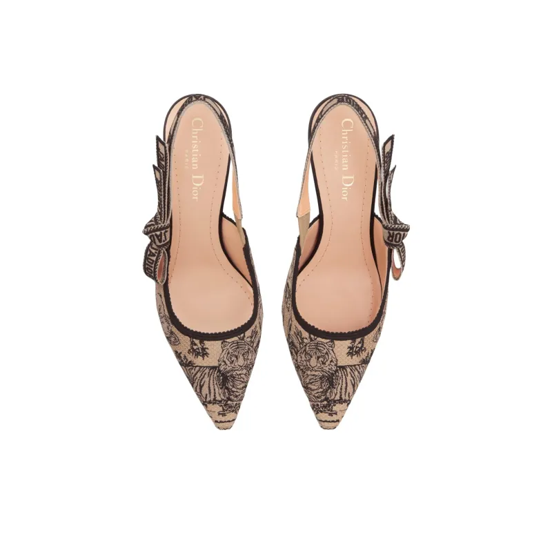 DIOR J'Adior Slim Heel High Heels 6.5cm Women's Beige-3