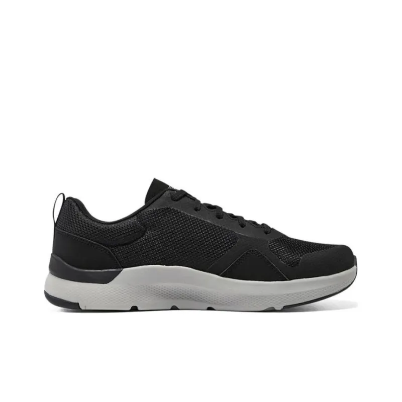 Skechers Cushioning Anti Slip And Wear Resistant Low Top Casual Running Shoes Men's Black-1