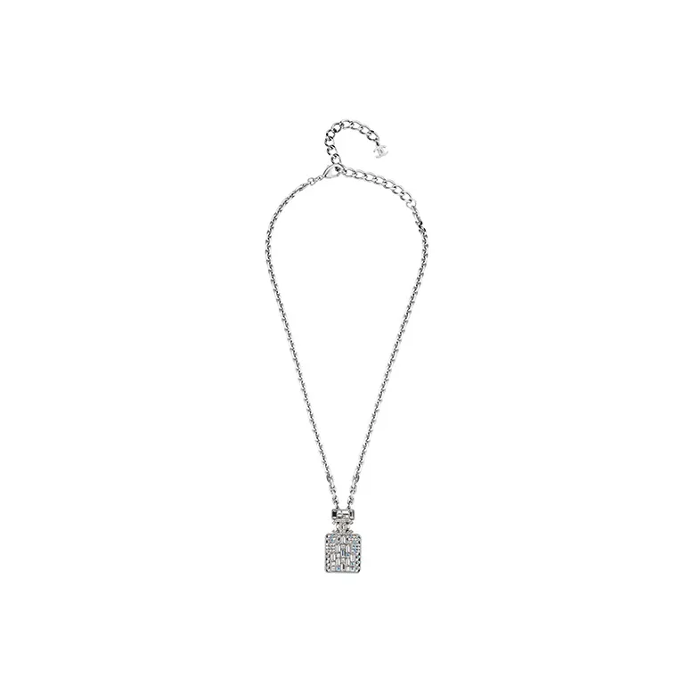 CHANEL Metal, Rhinestone Necklaces Women's-2