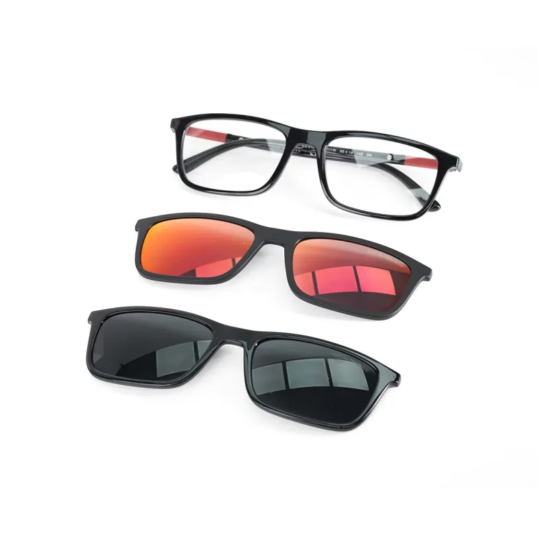 EMPORIO ARMANI Plate Frame Irregular Shape Sunglasses Unisex-0