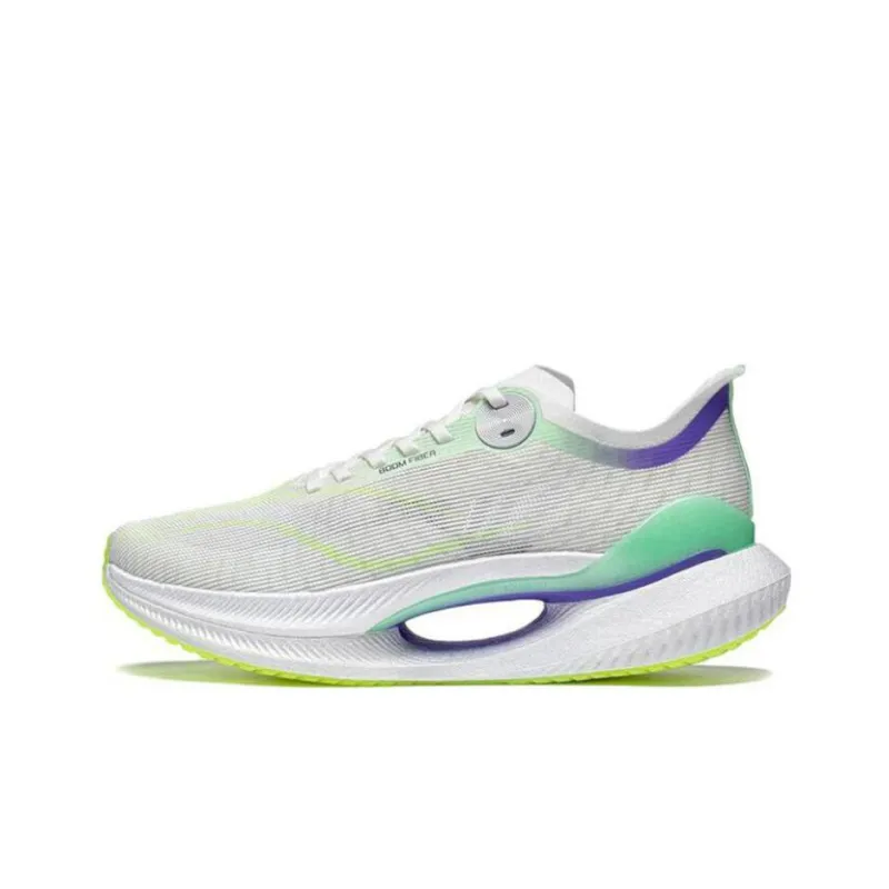 LINING Jueying 2 Essential Running Shoes Men Low Top White/Green-0