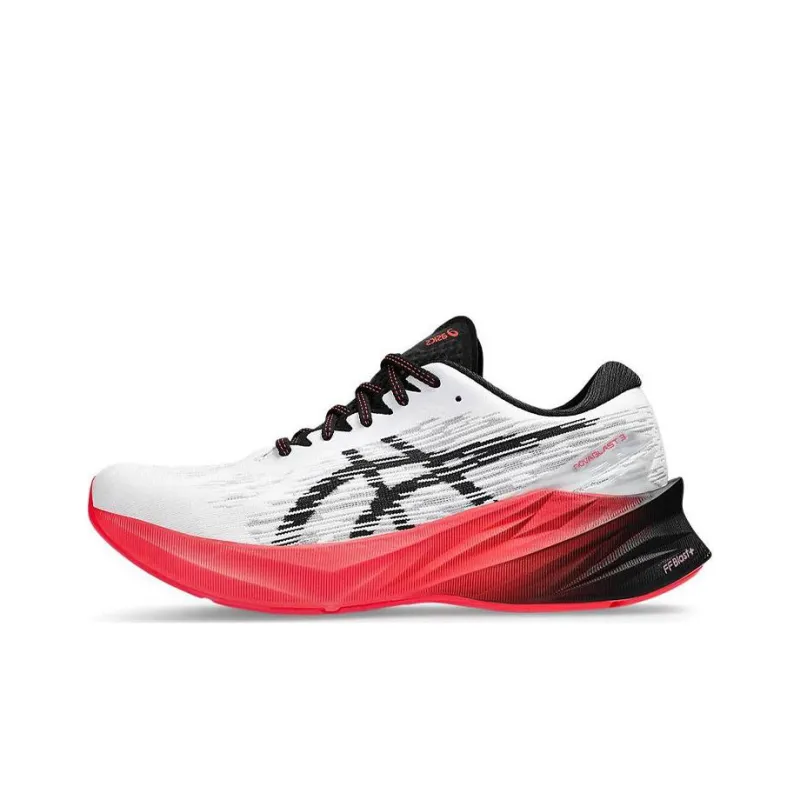 Asics Novablast 3 White Black Electric Red-0
