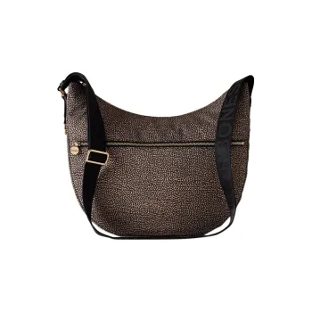 BORBONESE Luna Medium Shoulder Bag