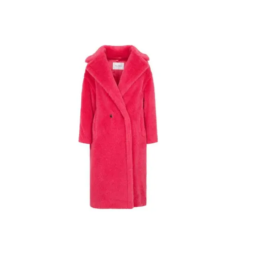 MaxMara Velvet Jackets Women's Peach Pink