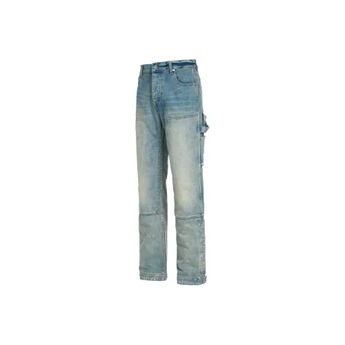 11ESTRANGER Jeans Unisex Washable Blue