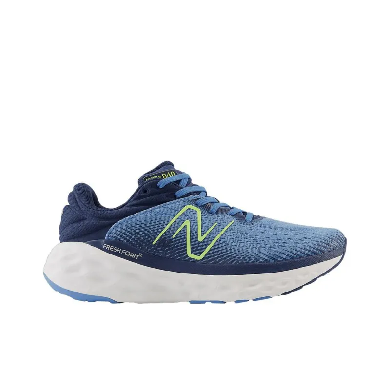 New Balance Fresh Foam X 840v1 Slip Resistant Low Top Running Shoes Unisex Blue White Green-1