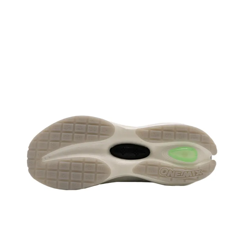 ONEMIX Wu Shuang Running Shoes Unisex Spring White-4