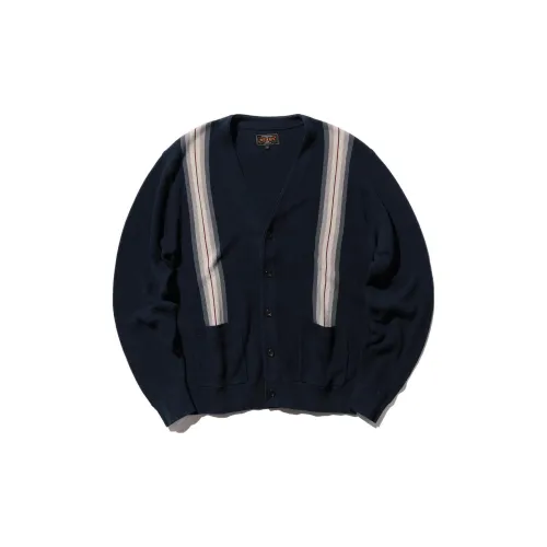 Beams Sweaters Men Marine Blue