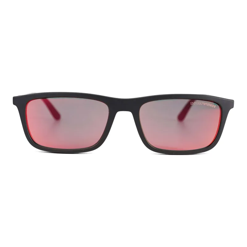 EMPORIO ARMANI Plate Frame Irregular Shape Sunglasses Unisex-2