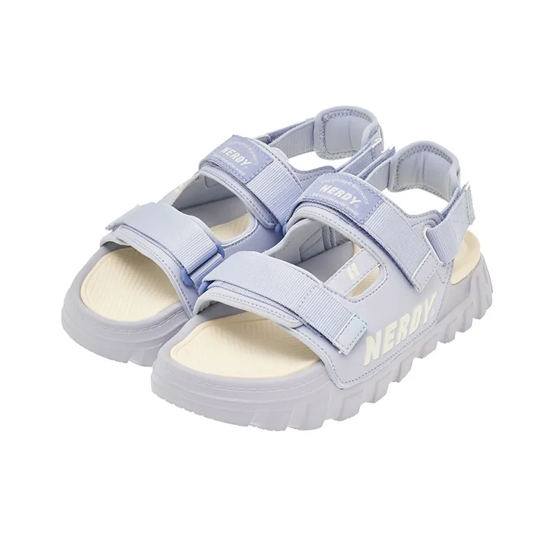 Nerdy Beach Sandals Unisex White/Black-14