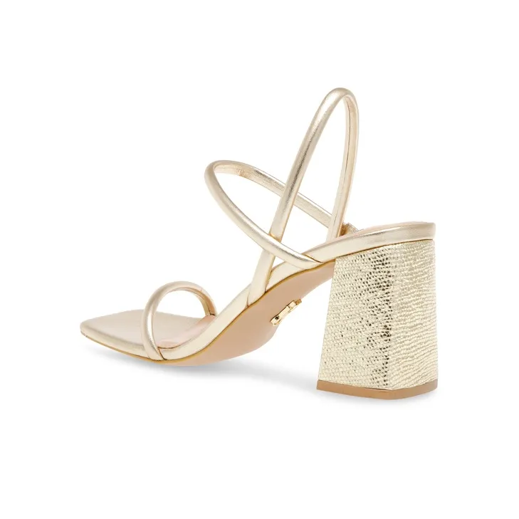 STEVE MADDEN Stylish Sandal 7.5cm Women's Gold-2