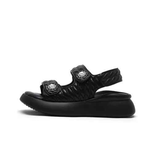 PACO GIL Beach Sandals Women's Black