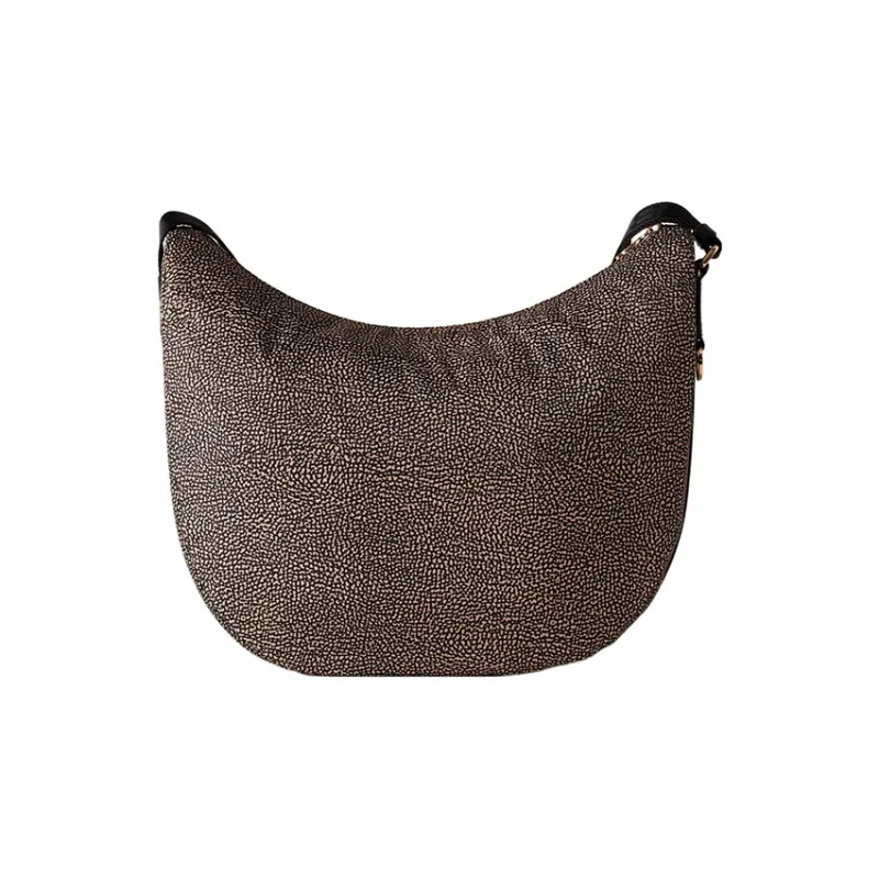 BORBONESE Luna Medium Shoulder Bag-2