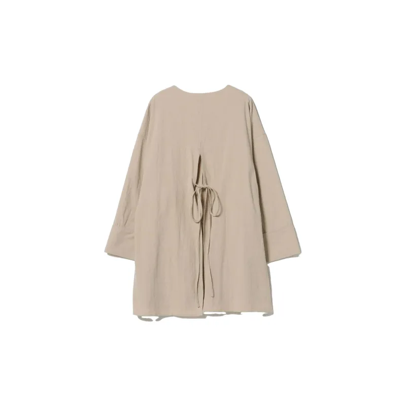 Beams Shirts Women's Natural Color-1