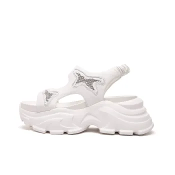 PACO GIL Stylish Sandal 7cm Women's White