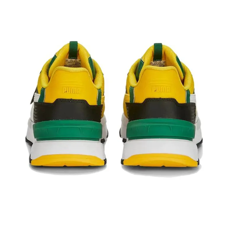Porsche Legacy x PUMA Mirage Sport Slip-Resistant Breathable Mid-Top Sports Casual Shoes Women's Yellow Black-4