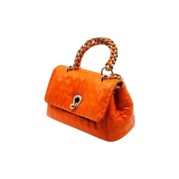 ERMANNO SCERVINO Leather Portable Crossbody Bag Shoulder Bag Women's Orange
