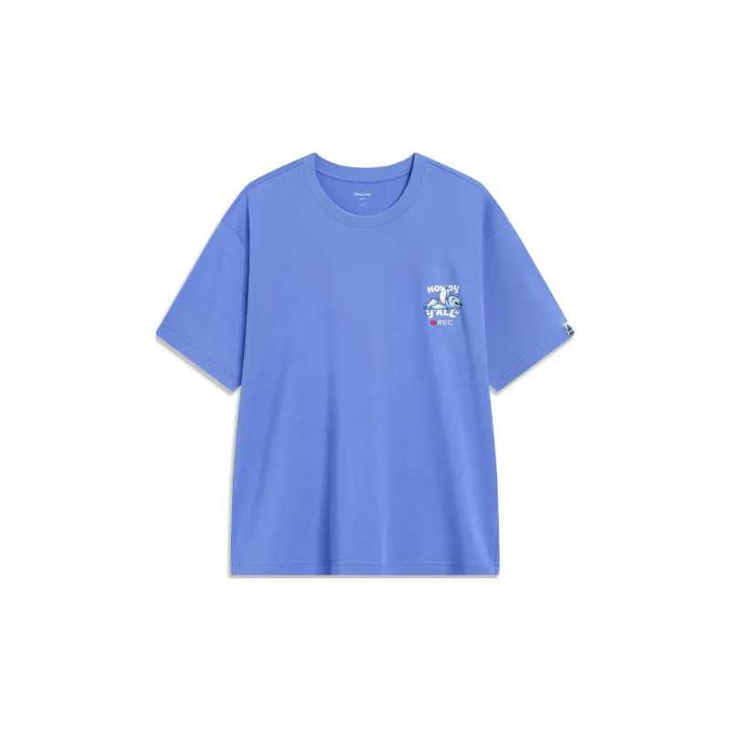 LiNing x Disney T Shirt Unisex Bay Blue-1
