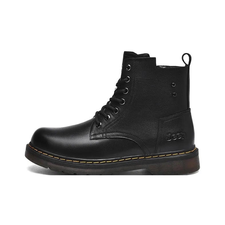 Jeep Short Martin Boot Men's Black-0
