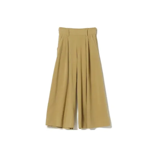 Beams Casual Pants Women's Mustard Yellow