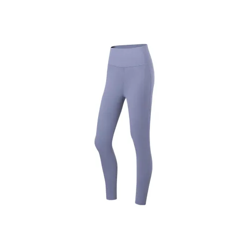 LINING Fitness Series Sports Pants Women's Dark Gray Purple