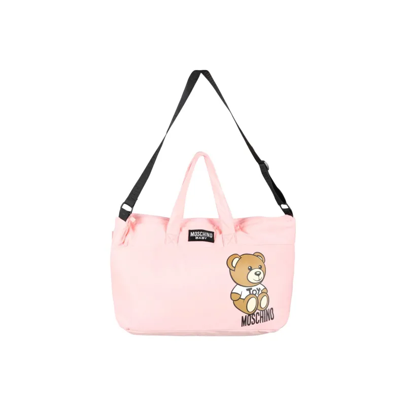 MOSCHINO Cotton Mommy Bag Diaper Bag Handbag Kids' Light Pink-1