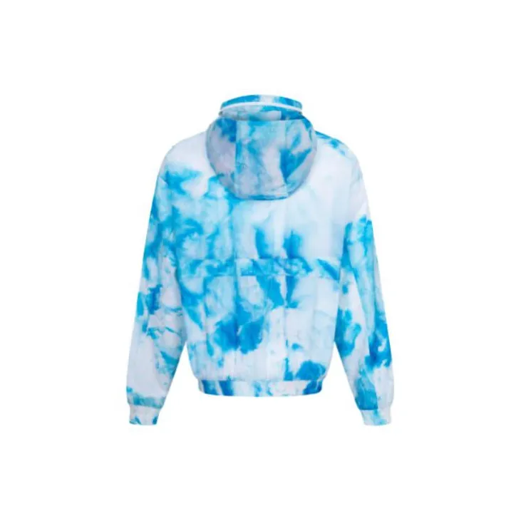 CALVIN KLEIN Jacket Men's Blue White Printing And Dyeing-1