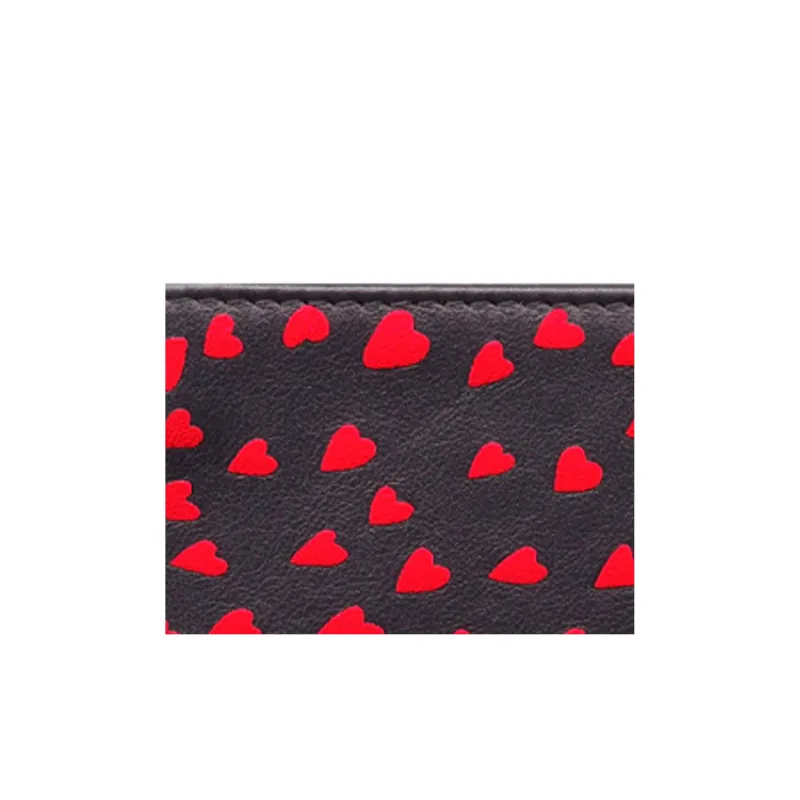 DIOR Lady Dior Cow Leather Card Holder Women's Marine Blue-5