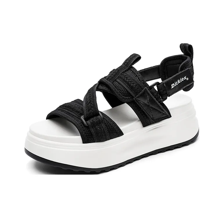 Dickies Beach Sandals Women's Black White-1