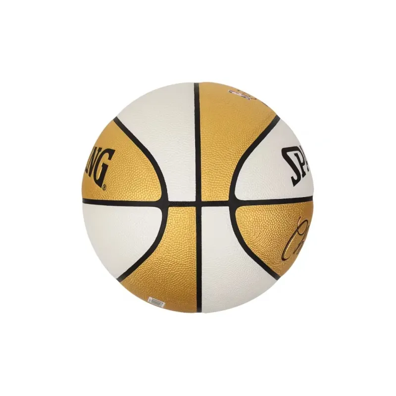 SPALDING Competition Balls PU Basketball White Gold Size 7 Match Unisex-2