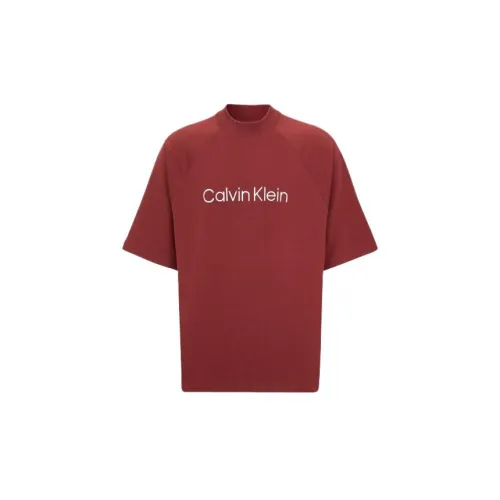 Calvin Klein T-Shirts Men Berry Red