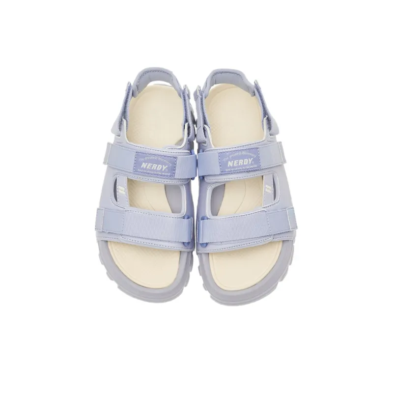 Nerdy Beach Sandals Unisex White/Black-15